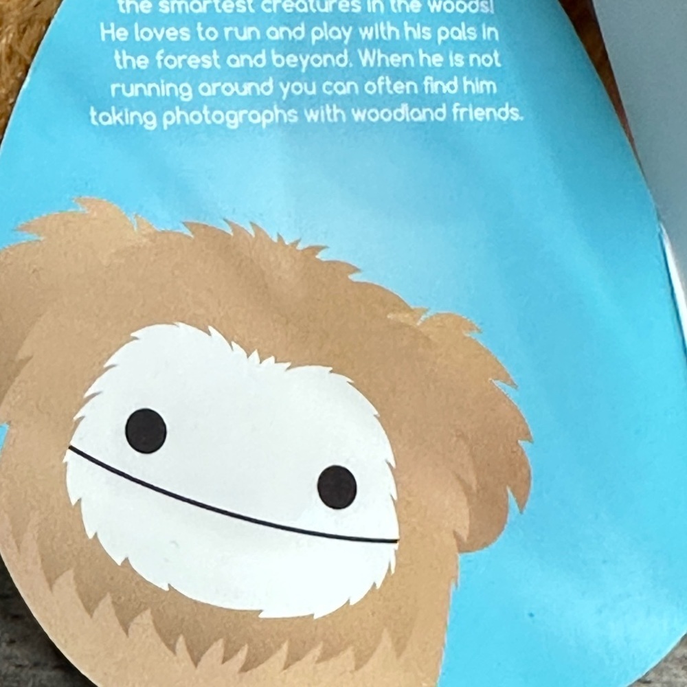 Squishmallow Benny The Bigfoot with Golden Hair 8" pals Plush Stuffed Animal NWT - Picture 7 of 10